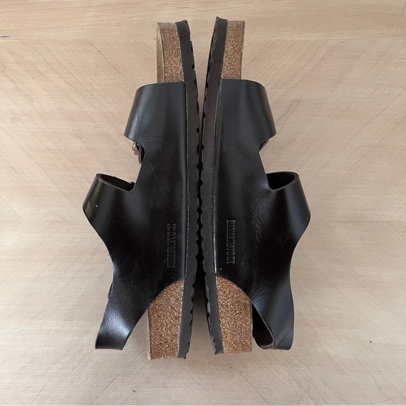 Birkenstock Men's Milano Buckle Sandals Leather Cork Size 13 - Picture 5 of 8